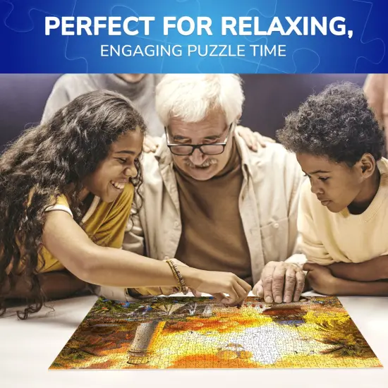 QUOKKA 1000 Pieces Puzzle for Adults and Up - Jigsaw Puzzles for Men and Women - Campfire Activity for Kids Ages 8-12 and Up - Colourful Game Toy for Family {5}