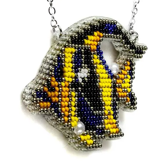 Set for embroidery with beads on a plastic base FLPL-101 {4}