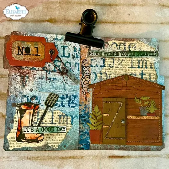 Elizabeth Craft Metal Die-In The Garden Shed {6}