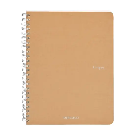 Fabriano Ecoqua Original Spiral-Bound Notebook, A5, 70 Sheets Beige {1}