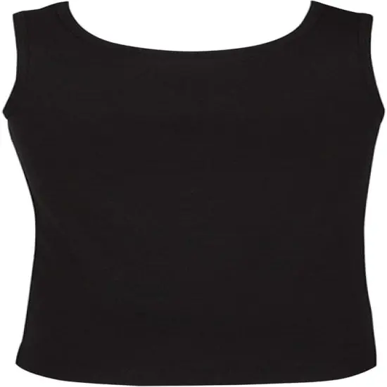 American Apparel&reg; Unisex Fine Jersey Tank - 2408 Black {2}