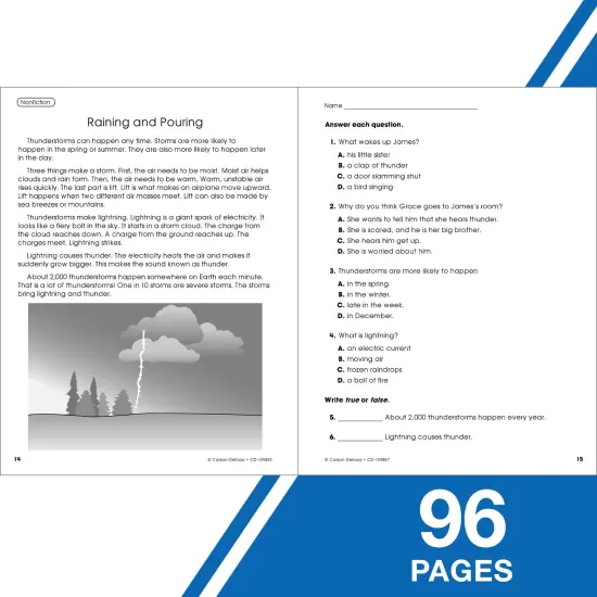 Carson Dellosa Paired Passages, Grade 2 Workbook {4}