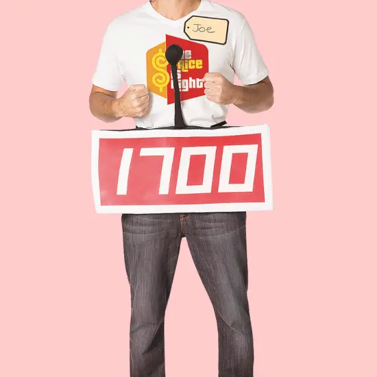 Price Is Right Row Red Costume Game Show Contestant Halloween Outfit {6}