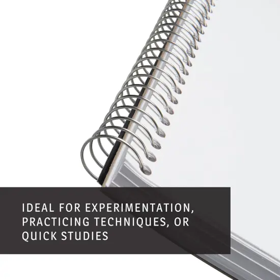 Sketch Pad 8.5x11 Inch, (2-Pack) 100 Sheets of 60lb 90gsm Art Paper, Spiral Bound Sketch Book Drawing Notebook {4}