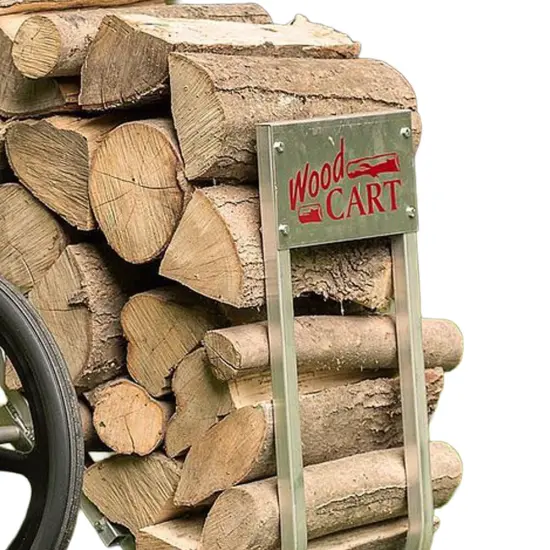 Six Mile Welding Amish Made Lightweight Firewood Wood Hauling Cart Holds up to 22" Logs {3}