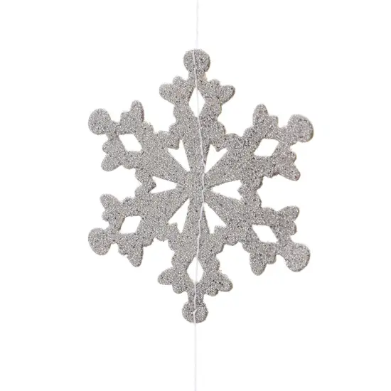 Snowflake paper bunting {4}