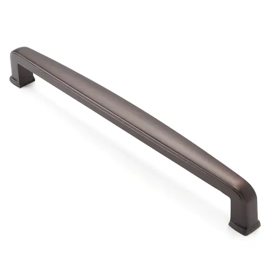 Cauldham Solid Kitchen Cabinet Handles (7-1/2" Hole Centers) - Drawer/Door Hardware - Style T765 - Oil Rubbed Bronze {7}