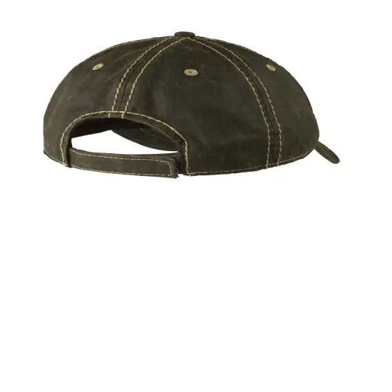 Port Authority&reg; Pigment Print Distressed Cap Brown {7}