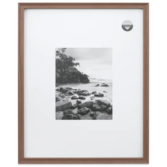 Blick Theo Frame with Mat - Walnut, 16" x 20" {1}