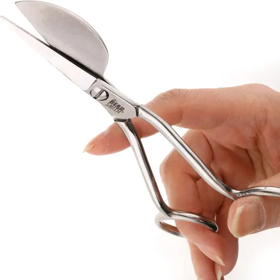 The Beadsmith Applique Scissor &ndash; 6 Inches, Duckbill Knife Edge, Angled Handle, Adjustable Tension Screw &ndash; Paddle Shape for Art, Crafting, Fabric, Thread, Needlework, Embroidery & Sewing {4}