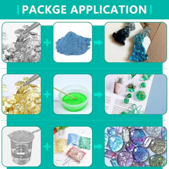 JDiction New UV Resin Kit with Light, Crystal Clear Hard Resin Sunlight Curing UV Resin Beginner Kit for Jewelry, Doming, Coating, and Casting, DIY Craft {2}