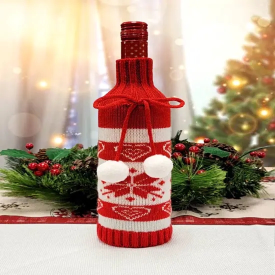 Christmas Bottle Cover F07M5-7A {2}