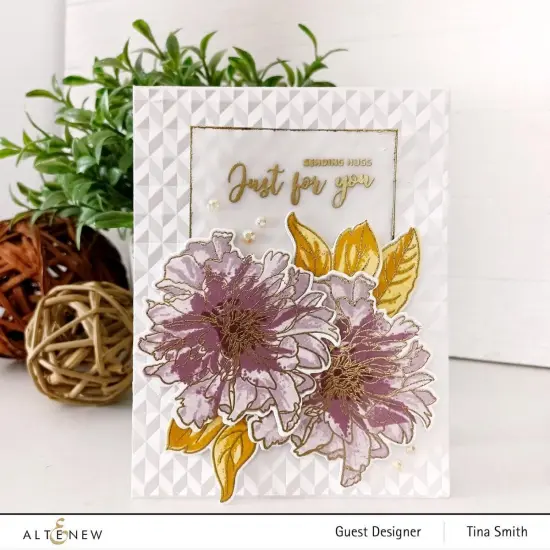 Build-A-Flower: Cora Louise Peony Layering Stamp & Die Set {6}