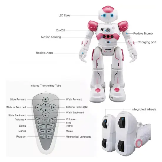 Kitcheniva Kids RC Robot Programmable Intelligent Walk Sing Dance Gift Toy {4}