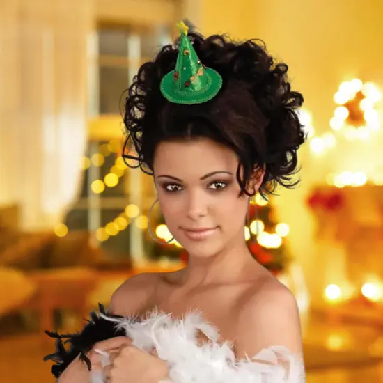 Christmas Tree Mini Costume Hat {3}