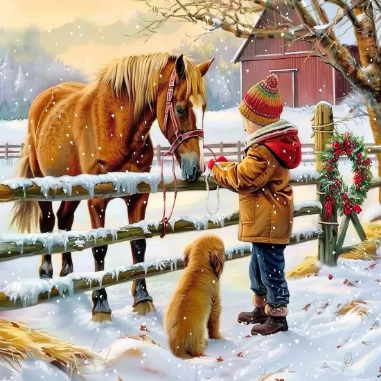 Sunsout Buddies Sharing 500 pc Jigsaw Puzzle 77115 {1}