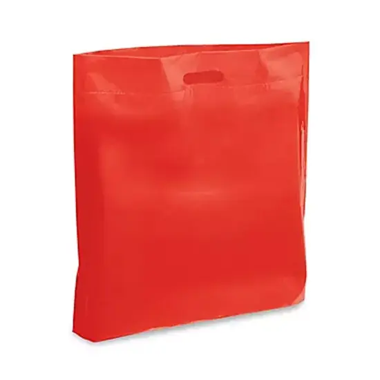 Die Cut Handle Bags Burgundy 24 x 24 x 5" {6}