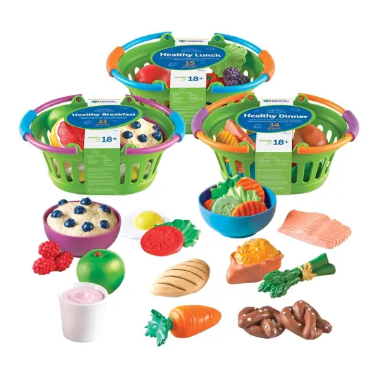 Learning Resources New Sprouts&reg; Healthy Meals Baskets - Set of 3 {3}