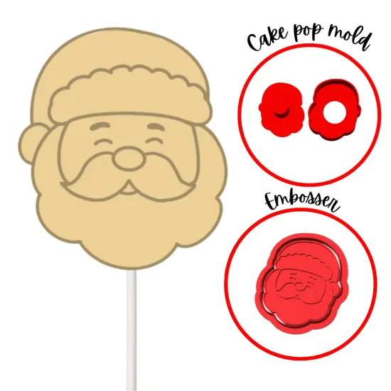 Santa Clause ChristmasCake Pop Mold {3}