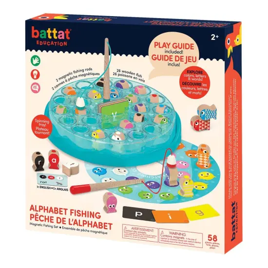 Battat Magnetic Alphabet Fishing Game {6}