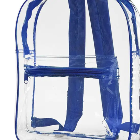 Liberty Bags&reg; Clear PVC Backpack BLACK {4}
