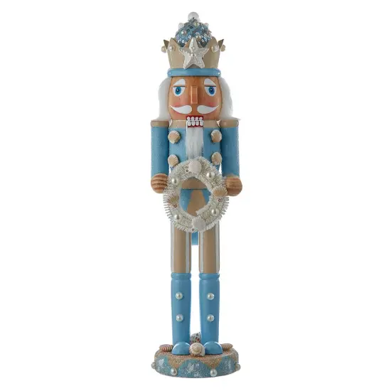 Kurt Adler 15-Inch Wooden Beach Nutcracker {1}