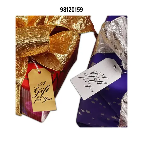 A Gift For You" Strung Gift Tags 2 3/4" x 1 3/8" {2}