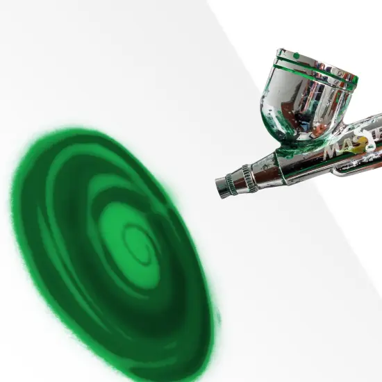 Green Airbrush Temporary Tattoo Body Paint Makeup, 1 oz. {3}