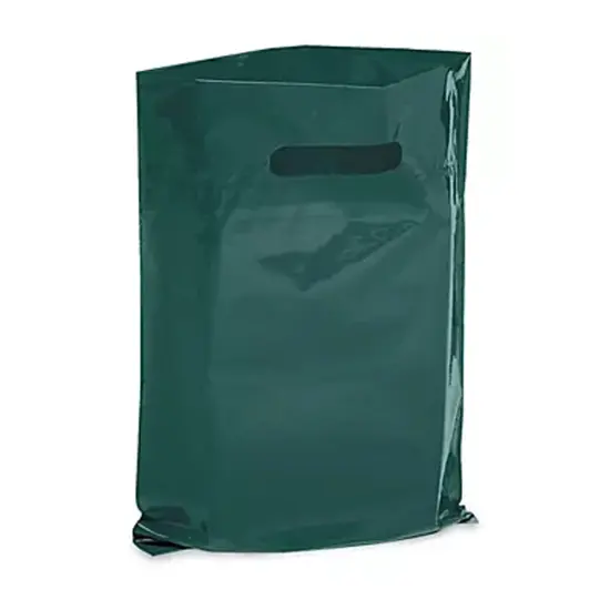 Die Cut Handle Gift Bags 15 x 18" Quality for Green {2}