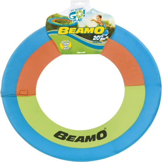 Toysmith - Get Outside GO! Beamo Flying Hoop - 20-Inch, Assorted Colors, Outdoor Game for Kids and Adults {1}