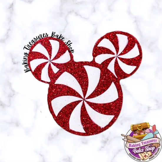 Mouse Candy Cane Silicone Mold {2}