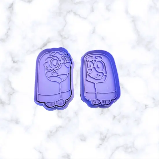 Aussie dogs, cookie cutters, with stamps, and Here Come the Grannies {1}