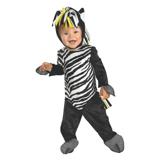 Infant Zebra Costume for Halloween {1}