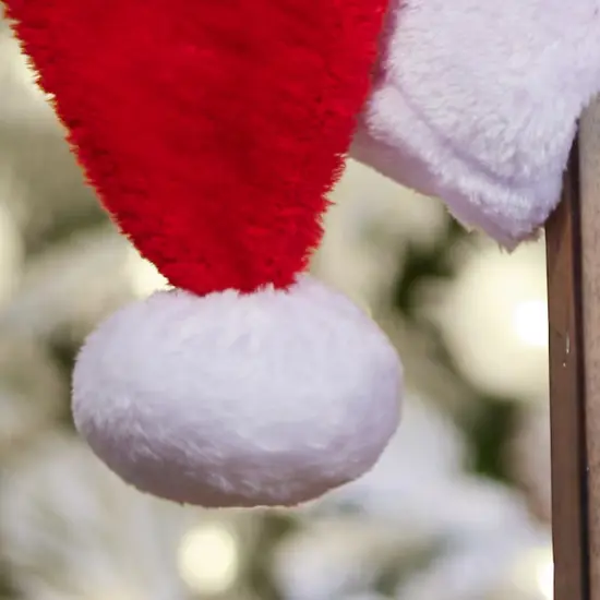 Holiday Living One Size Red Plush Polyester Santa Claus {5}