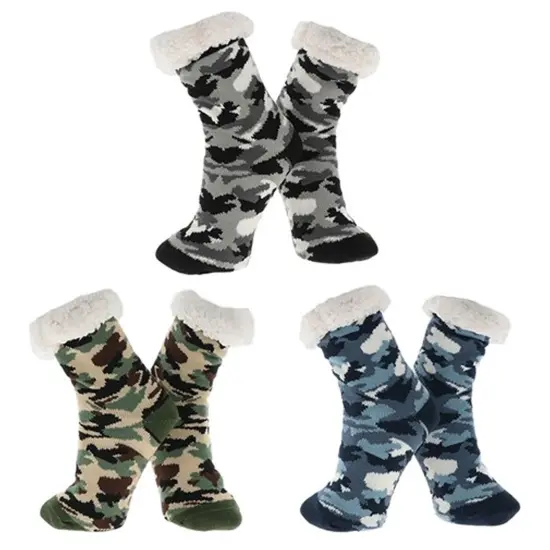 Snuggly Slipper Socks for Cozy Indoor Comfort 1 Pair Assorted {4}