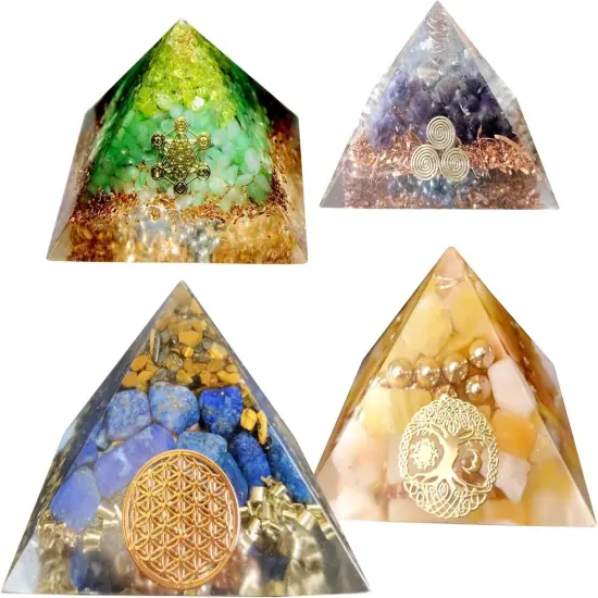 LET'S RESIN Pyramid Molds for Resin,Large Silicone Pyramid Molds,Silicone Resin Molds for DIY Pyramid, Jewelry,Great for Paperweight, Home Decoration(Height:15cm/5.9inch) {4}