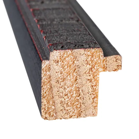 Textured Brown Picture Frame - UV Acrylic, Backing Board, Hanging Hardware Included {4}