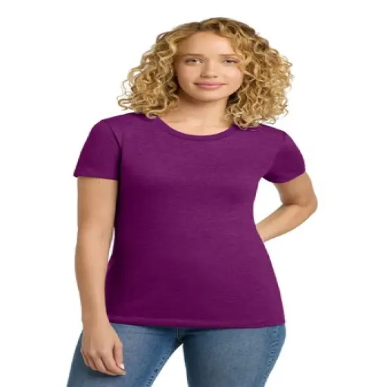 Next Level&reg; Neutrals Women's CVC T-Shirt Purple Rush {4}