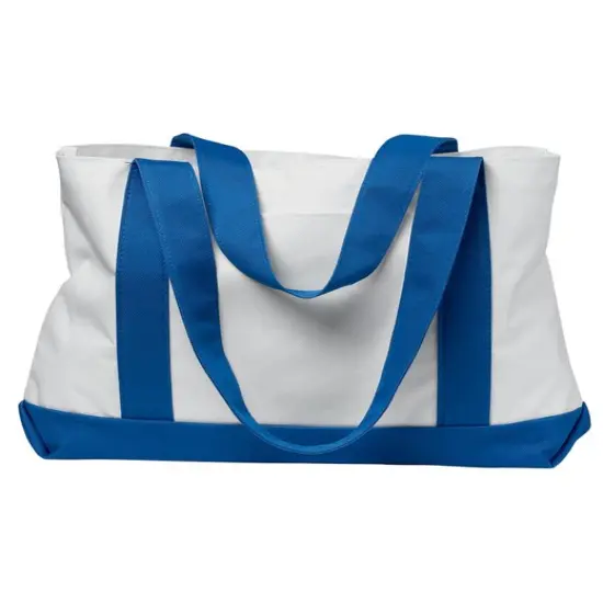 Liberty Bags&reg; P & O Cruiser Tote WHITE/ ROYAL {1}