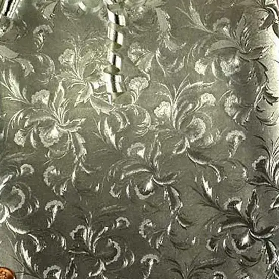 Silver Large Floral Embossed Metallic Wrapping Paper 24" x 833" Jumbo Roll {7}