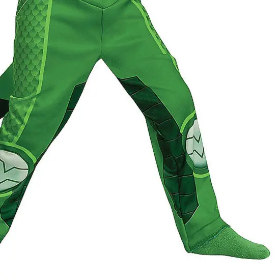 Toddler Classsic Megasuit PJ Masks Gekko Costume {3}