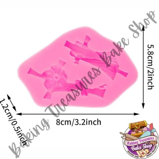 Cross Duo SiliconeMold #1 {2}