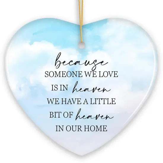 Heaven in Our Home Ornament, In Loving Memory Christmas Gift {7}