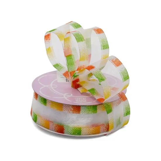 Spring Summer Solid Edge Sheer Ribbon 1.5" x 25 Yards {5}