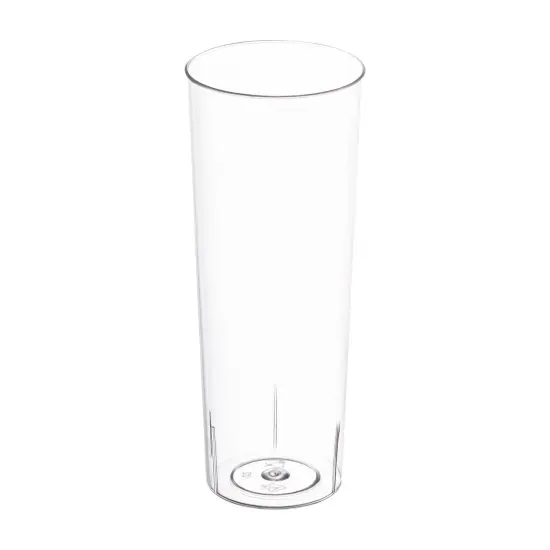 Clear Round High Ball Disposable Plastic Cups - 10 oz. (250 Cups) {1}