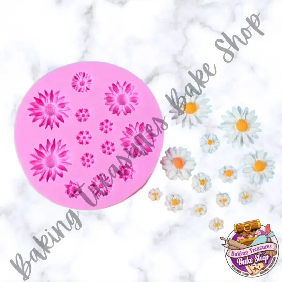 Daisies Silicone mold {1}
