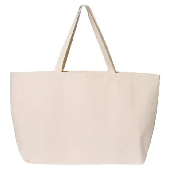 OAD&reg; Jumbo Gusseted Tote NATURAL {1}