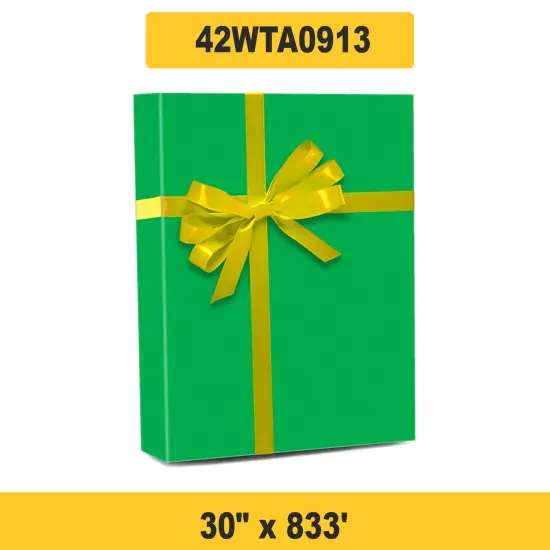 Sturdy Solid Gift Wrap 30" x 833' 60 lbs for Maximum Coverage {1}