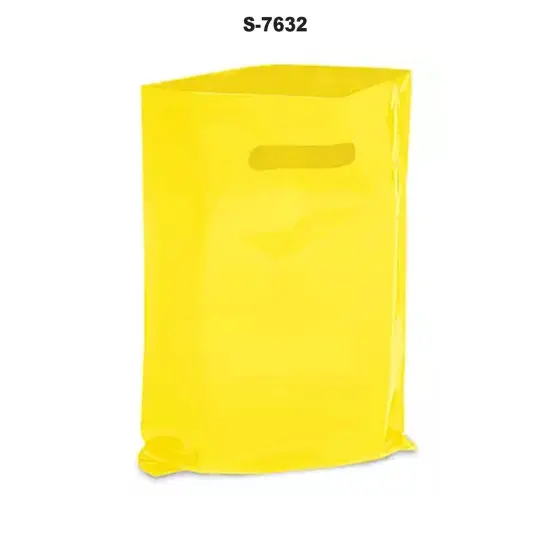 High-Quality 12 x 15" Die Cut Bags for yellow Yellow {3}