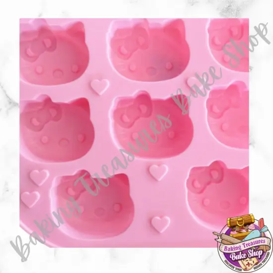 Cute Cat HK Silicone Mold #5 {3}